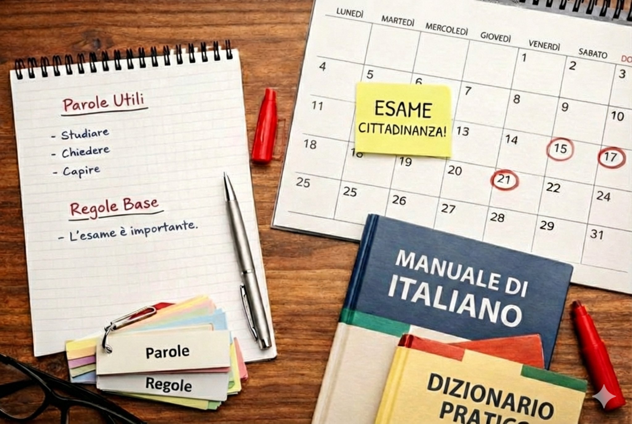 Italian citizenship B1 exam preparation