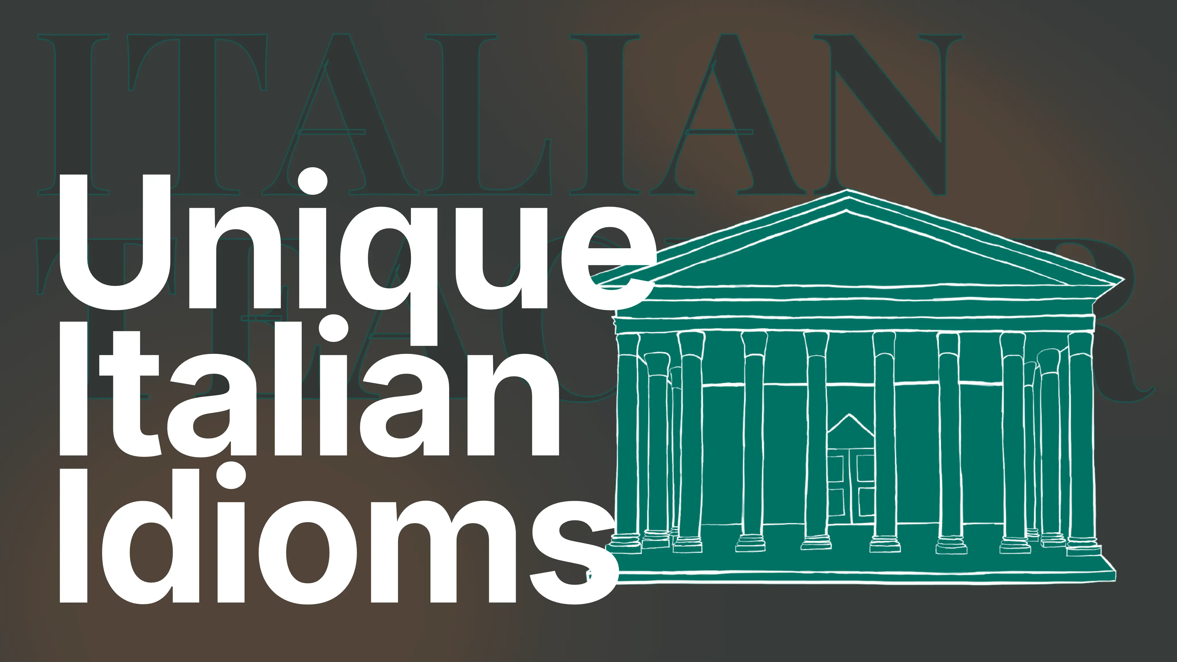 Italian Idioms That Have No English Equivalent